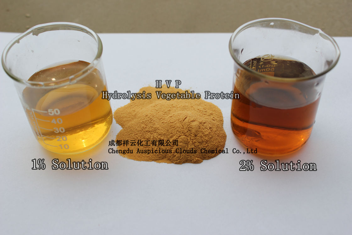 Water Soluble Hydrolyzed Vegetable Protein HVP Light Yellow Powder with 4.5% Organic Nitrogen